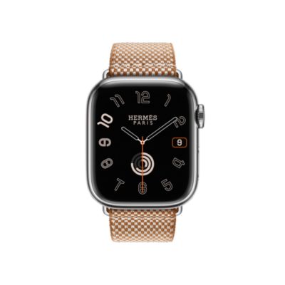 Apple Watch Hermès シンプルトゥール 《トワルH》 41 mm | Hermès 