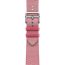 Band Apple Watch Hermès Single Tour 41&nbsp;mm Toile H, rose framboise/écru, no stock