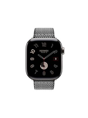 Band Apple Watch Hermès Single Tour 42&nbsp;mm Toile H, View: front, front, view 4 of 4