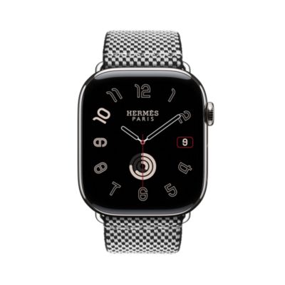 Apple Watch Hermes 純正バンド美品44/45/46mm Apple Watch Hermès 46mm Satiné Grand H Large 49mm 45mm