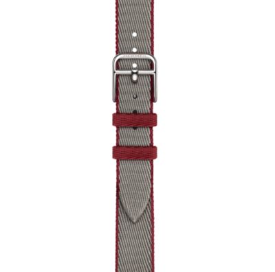 Band Apple Watch Hermès Single Tour 42 mm Grand H - Grey | Hermès USA