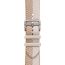 Apple Watch Hermès 46&nbsp;mm Toile H Double Jeu Single Tour錶帶, 淺米色/淺米色