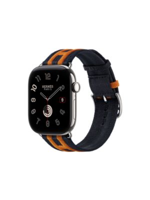 Band Apple Watch Hermès Single Tour 46&nbsp;mm Rocabar Club, View: front, front, view 3 of 4