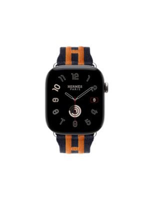 Band Apple Watch Hermès Single Tour 46&nbsp;mm Rocabar Club, View: front, front, view 4 of 4