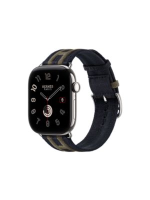 Band Apple Watch Hermès Single Tour 46&nbsp;mm Rocabar Club, View: front, front, view 3 of 4