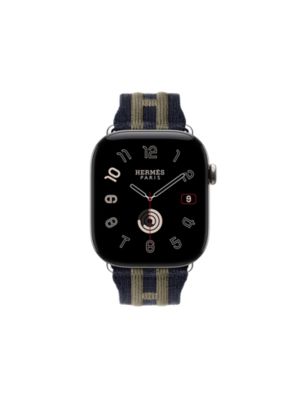 Band Apple Watch Hermès Single Tour 46&nbsp;mm Rocabar Club, View: front, front, view 4 of 4