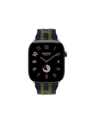 Band Apple Watch Hermès Single Tour 46&nbsp;mm Rocabar Club, View: front, front, view 3 of 3