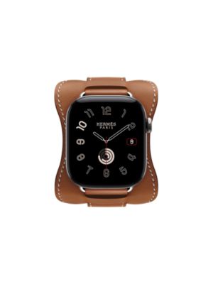 Band Apple Watch Hermès Single Tour 42&nbsp;mm En Selle, View: front, front, view 4 of 4