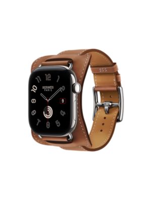 Band Apple Watch Hermès Single Tour 46&nbsp;mm En Selle, View: front, front, view 3 of 4