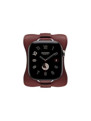 Band Apple Watch Hermès Single Tour 42&nbsp;mm Attelage En Selle, View: front, front, view 4 of 4