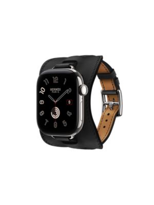 Band Apple Watch Hermès Single Tour 42&nbsp;mm Attelage En Selle, View: front, front, view 3 of 4