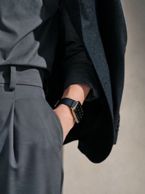 Band Apple Watch Hermès Single Tour 46&nbsp;mm, View: Worn, worn, view 2 of 4