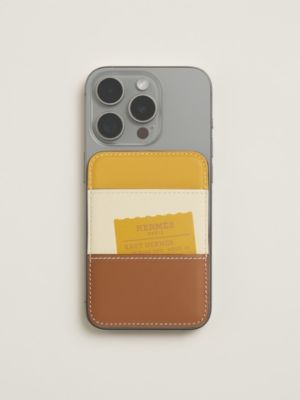 Porte-cartes MagSafe A(i)mants «&nbsp;Saut Hermès&nbsp;», Vue: vue du dessus, above, vue 2 sur 4