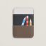 "Pencils" MagSafe Card Holder, étoupe/gris misty/new white