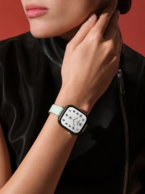 Series&nbsp;12 case & Band Apple Watch Hermès Single Tour 42&nbsp;mm Attelage, View: Worn, worn, view 2 of 3