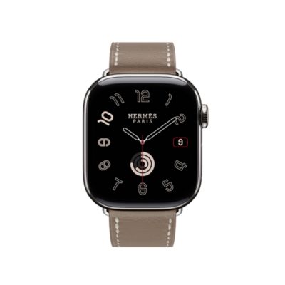 #649 Apple watch エルメス S741㎜ 美品 レディース アップルウォッチ バンド 革 レディース エルメス 38mm 40mm
