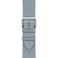 Series 11 case & Band Apple Watch Hermès Double Tour 42 mm Attelage, bleu lin