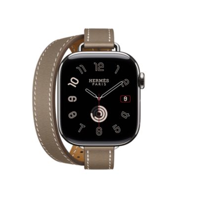 Apple Watch Hermès ドゥブルトゥール 《アトラージュ》 42&nbsp;mm, イメージ: 正面から見たイメージ, front, ビュー4の4