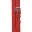 Bracelet Apple Watch Hermès Double Tour 42&nbsp;mm Attelage, rouge radieux