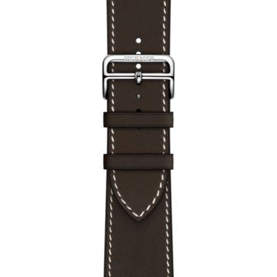 HERMES アップルウォッチバンド KILIM シングルツアー45 NOIR黒 HERMES】Apple Watch/Single Tour/Deployment Buckle Kilim/45