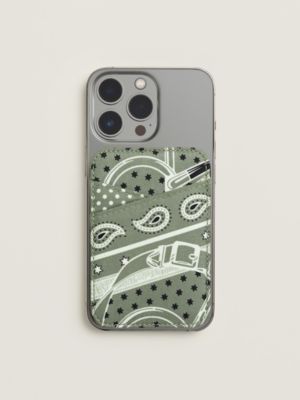 "Bandana Eperon d'Or" MagSafe card holder, View: above, above, view 2 of 4