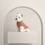 Dog pullover, fauve