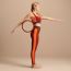 Yoga leggings, petite fit, rouge/rouge sellier/orange, no stock