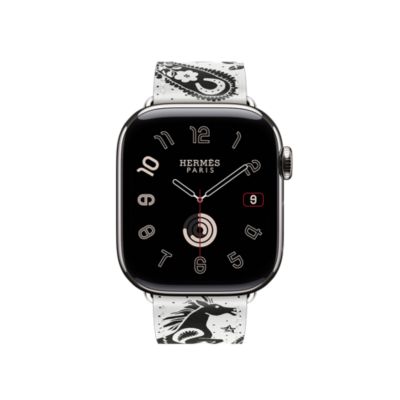 2196 Apple Watch エルメス　ブラック　レザー　HERMES 新型エルメスバンド × Apple Watch Ultraの組み合わせをレビュー