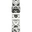 Series 11 case & Band Apple Watch Hermès Double Tour 42 mm Attelage, blanc