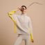 Yoga pullover, gris carrière/jaune soleil