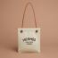 Aline grooming bag, craie/gold