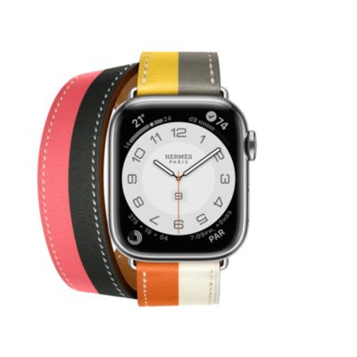 Apple Watch Hermès ドゥブルトゥール 41 mm カザック | Hermès 