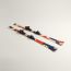 Off Piste pair of alpine skis, naturel/rouge/bleu/vert