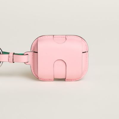 極美品 エルメス AirPods Pro2ケース ピンク レザー イヤホンケース Airpods pro 2用ケース - ピンク - すべてのレザーカバー＆レザー
