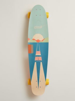 Skateboard long, Vue: vue de face, front, vue 2 sur 5