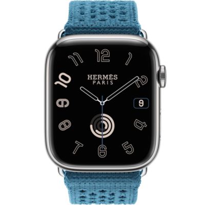 Band Apple Watch Hermès Single Tour 45 mm Tricot