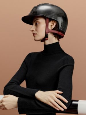 Carbone II riding helmet, View: Worn, worn, view 2 of 10