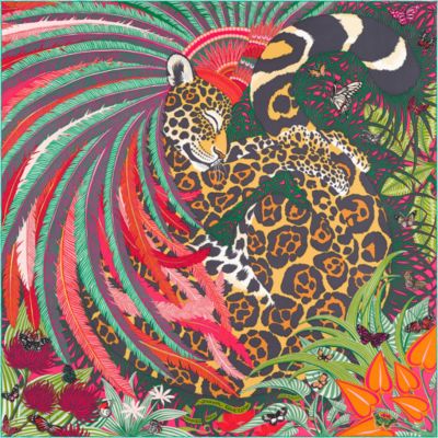 Jaguar Quetzal scarf 90 - H003168Sv01