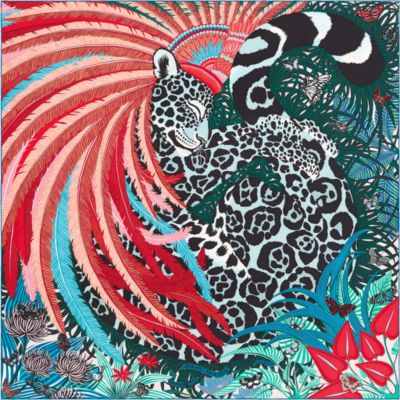 Jaguar Quetzal scarf 90 - H003168Sv02