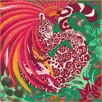 Jaguar Quetzal scarf 90 - H003168Sv07