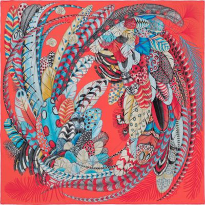 Plumes en Fete scarf 90