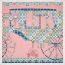 Balade Ecossaise scarf 90, vieux rose/bleu/vert, no stock