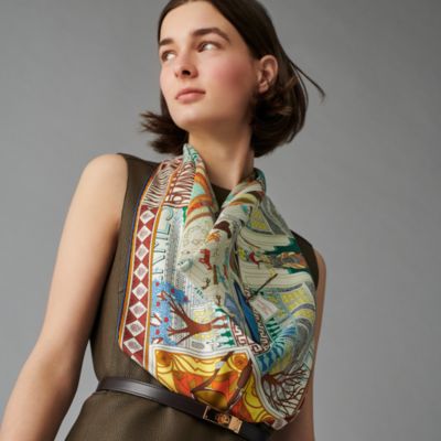 Pañuelos y accesorios de seda Hermès España