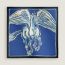Libre Comme Pegase scarf 90, marine/indigo/crème