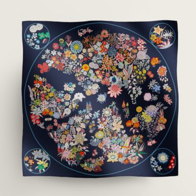 カレ 90 《プラニフルール》 | Hermès - エルメス-公式サイト 