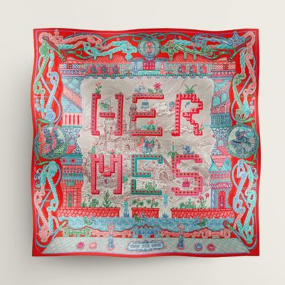 カレ 90 《スーパー・シルク・クエスト》 | Hermès - エルメス-公式サイト 