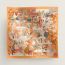 Precious Paradise scarf 90, abricot/vanille/corail, no stock