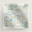 Precious Paradise scarf 90, blanc/aqua/menthol, no stock