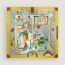 Bagage a Main scarf 90, vert amande/jaune vif/ciel
