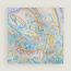 Les Folies du Faubourg scarf 90, rose/bleu/vert, no stock